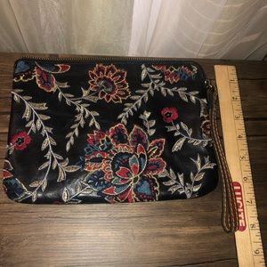 Patricia Nash wristlet, great used condition